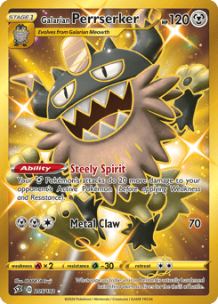 Galarian Perrserker #205 from Rebel Clash