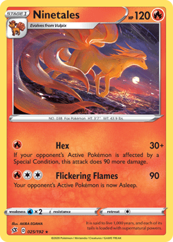 Ninetales #25 from Rebel Clash