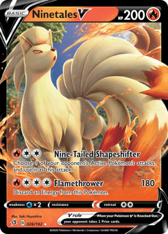 Ninetales V #26 from Rebel Clash
