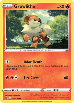 Growlithe #27 from Rebel Clash