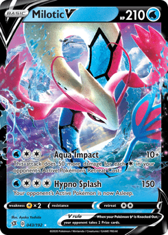 Milotic V #43 from Rebel Clash
