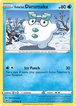 Galarian Darumaka #47 from Rebel Clash