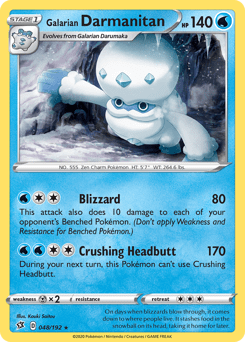 Galarian Darmanitan #48 from Rebel Clash