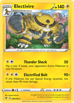 Electivire #59 from Rebel Clash