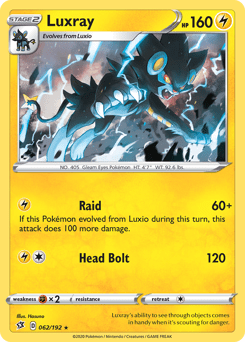 Luxray #62 from Rebel Clash