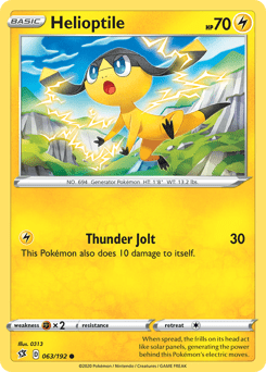 Helioptile #63 from Rebel Clash