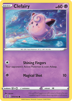 Clefairy #74 from Rebel Clash