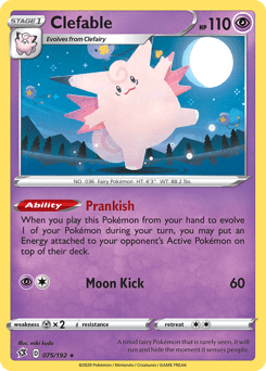 Clefable #75 from Rebel Clash