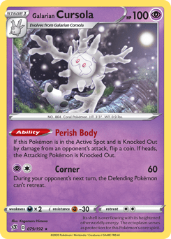Galarian Cursola #79 from Rebel Clash