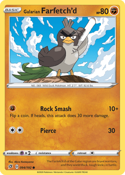Galarian Farfetch'd #94 from Rebel Clash