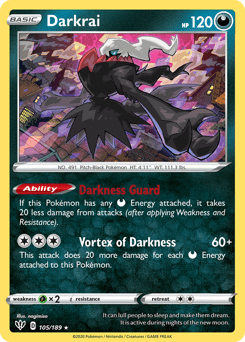 Darkrai #105 from Darkness Ablaze