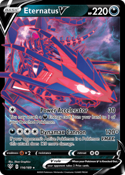 Eternatus V #116 from Darkness Ablaze