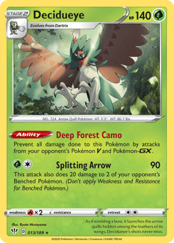 Decidueye #13 from Darkness Ablaze
