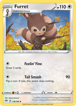 Furret #136 from Darkness Ablaze