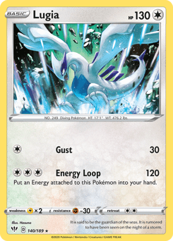 Lugia #140 from Darkness Ablaze
