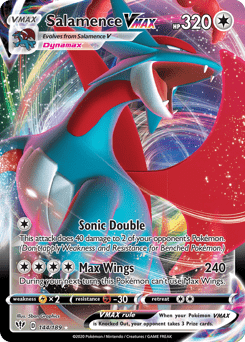 Salamence VMAX #144 from Darkness Ablaze