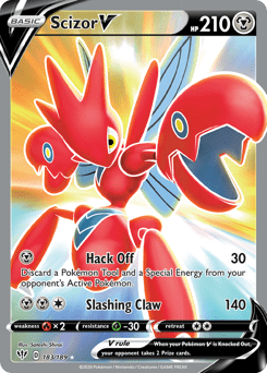 Scizor V #183 from Darkness Ablaze