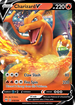 Charizard V #19 from Darkness Ablaze