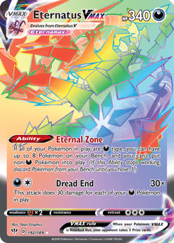 Eternatus VMAX #192 from Darkness Ablaze