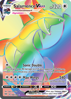 Salamence VMAX #194 from Darkness Ablaze