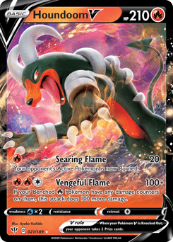 Houndoom V #21 from Darkness Ablaze