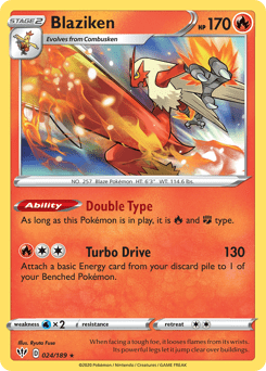 Blaziken #24 from Darkness Ablaze