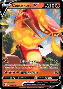 Centiskorch V #33 from Darkness Ablaze