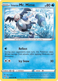 Galarian Mr. Mime #35 from Darkness Ablaze