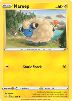 Mareep #55 from Darkness Ablaze