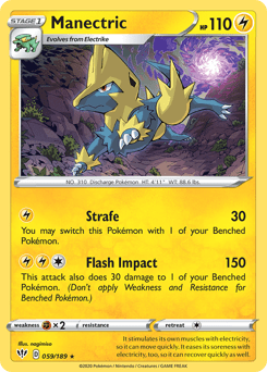 Manectric #59 from Darkness Ablaze