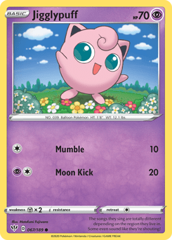 Jigglypuff #67 from Darkness Ablaze