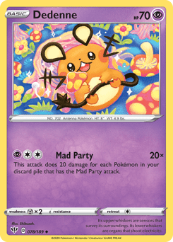 Dedenne #78 from Darkness Ablaze