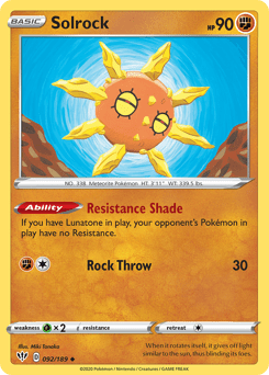 Solrock #92 from Darkness Ablaze