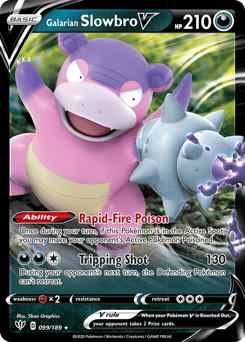 Galarian Slowbro V #99 from Darkness Ablaze
