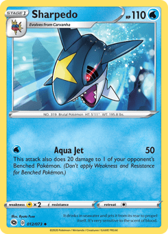 Sharpedo #12 from Champion's Path