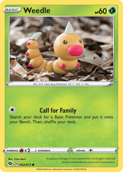 Weedle #2 from Champion's Path