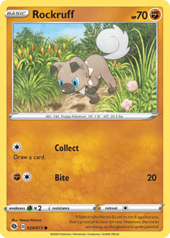 Rockruff #29 from Champion's Path