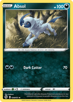 Absol #38 from Champion's Path