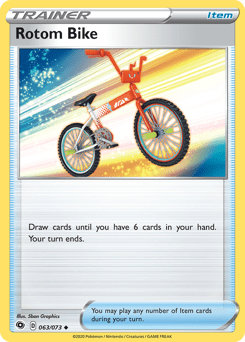 Rotom Bike #63 from Champion's Path