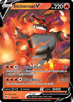 Incineroar V #8 from Champion's Path