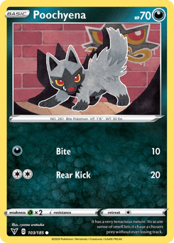 Poochyena #103 from Vivid Voltage