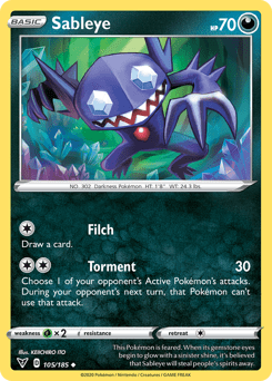 Sableye #105 from Vivid Voltage