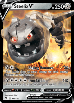 Steelix V #115 from Vivid Voltage
