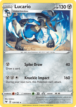 Lucario #120 from Vivid Voltage