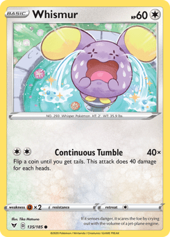 Whismur #135 from Vivid Voltage