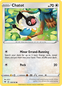 Chatot #139 from Vivid Voltage