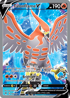 Talonflame V #168 from Vivid Voltage