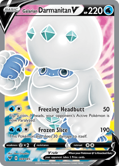 Galarian Darmanitan V #169 from Vivid Voltage