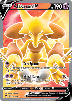 Alakazam V #172 from Vivid Voltage