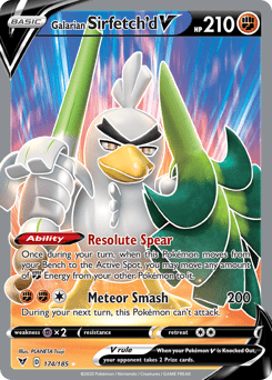 Galarian Sirfetch'd V #174 from Vivid Voltage